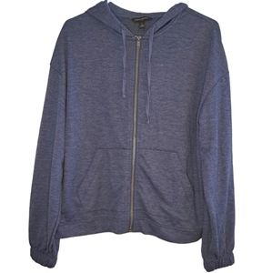 Banana Republic Full Zip Hoodie Sweatshirt with Pockets Size Small